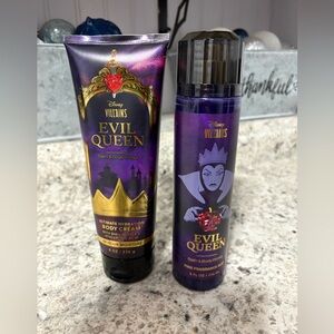 Bath & Body Works Disney Villains Evil Queen Bath Two Piece Set